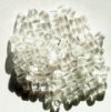100 5mm Transparent Crystal Cube Beads